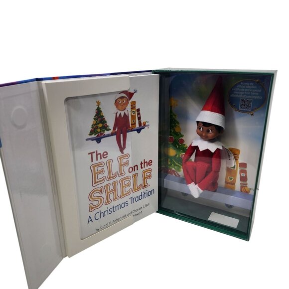 The Elf On The Shelf Boy Christmas Tradition Box Set With Book Brown Eyes NEW‎ - Picture 6 of 7